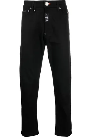 Philipp Plein Straight-leg mid-rise jeans