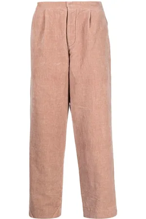 UMA WANG Cropped melange wool trousers