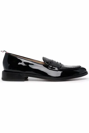 Thom Browne RWB-tag penny loafers