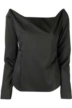 Litkovskaya Lace-up detail top