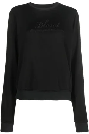 Diesel Embroidered-logo crew neck sweatshirt