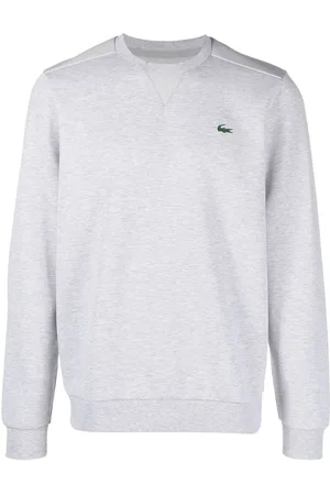 Lacoste Logo-patch crew neck jumper