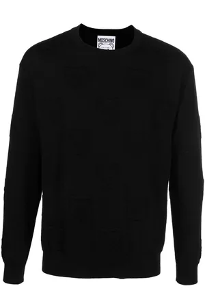 Moschino Textured toy-bear jumper