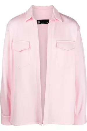 Styland X notRainProof open-front cotton shirt jacket