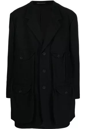 YOHJI YAMAMOTO Single-breasted fitted coat