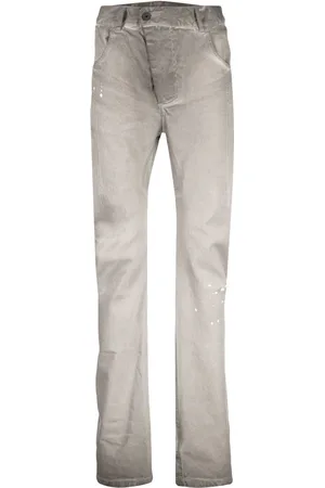 11 BY BORIS BIDJAN SABERI Straight-leg off-centre trousers