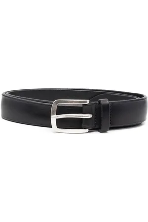 Orciani Men Belts - Square-buckle leather belt