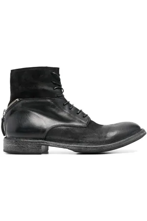 Moma Men Boots - Leather lace-up boots