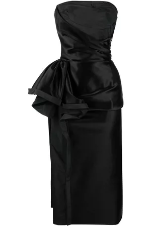 Maison Margiela Ruched duchesse dress