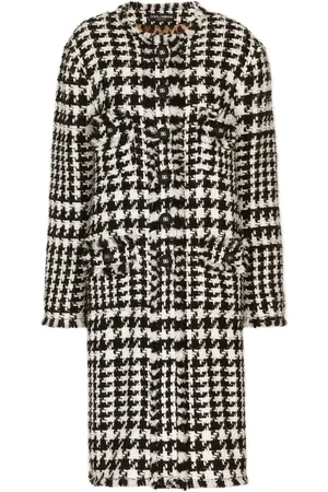 Dolce & Gabbana Tweed single-breasted coat