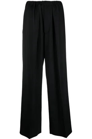 Plan C Garabrdine satin-finish trousers