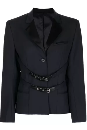 Rokh Buckled-waistband detail blazer