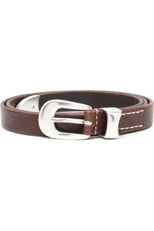 OUR LEGACY Western leather buckle belt