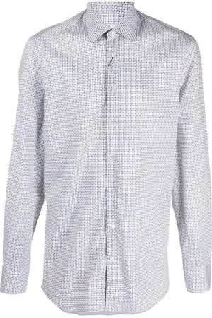 Etro Geometric-pattern long-sleeve shirt