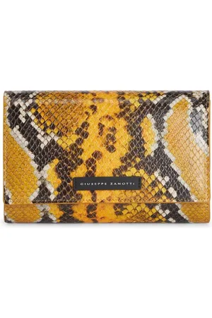 Giuseppe Zanotti Ulyana snakeskin-effect Clutch Bag - Farfetch