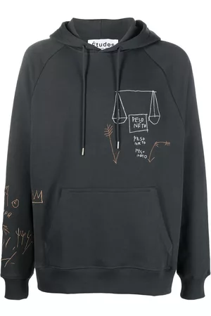 Etudes Graphic-print organic-cotton hoodie