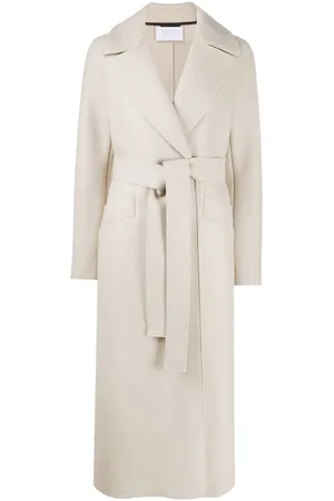 Harris Wharf London Belted wool coat