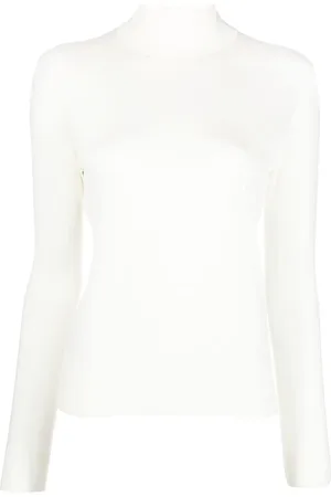 THEORY Ribbed-knit roll neck jumper
