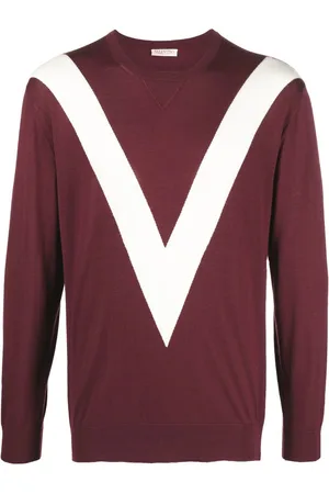 VALENTINO GARAVANI Logo-print wool jumper