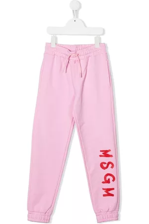 Msgm Logo-print tapered track pants