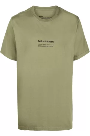 Maharishi Logo-embroidered organic cotton T-shirt