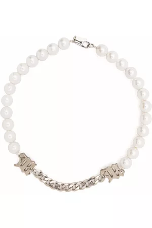 MISBHV M beaded necklace
