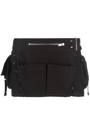 DION LEE Buckle-detail utility miniskirt