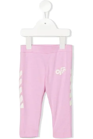 OFF-WHITE Logo-print straight-leg leggings