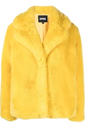Apparis Women Coats - Milly buttoned-up faux-fur coat