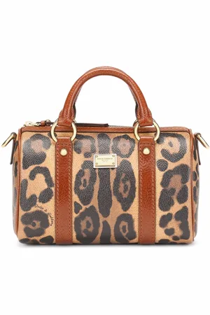 Dolce & Gabbana Small Crespo leopard-print satchel bag