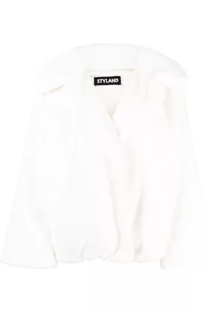 Styland Faux-fur open-front coat