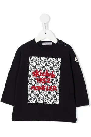 Moncler Logo-embroidered long-sleeve T-shirt