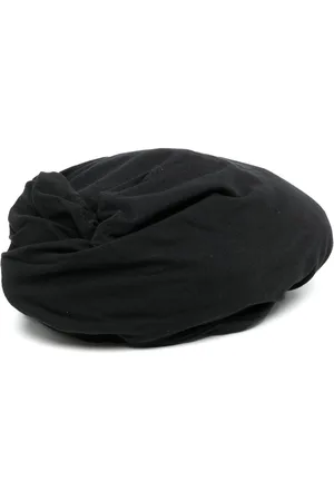 YOHJI YAMAMOTO Gathered cotton beret