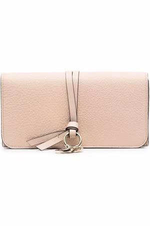 Chloé Alphabet textured-leather wallet