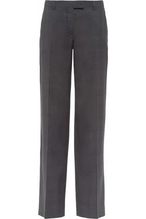 Miu Miu Check-wool trousers