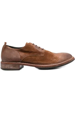 Moma Men Shoes - Burnished lace-up derby shoes