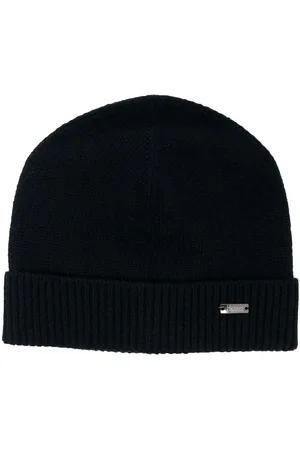 HERNO Logo-plaque wool beanie