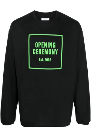 Opening Ceremony 3D box logo crew-neck sweatshirt