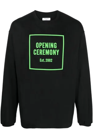 Opening Ceremony 3D box logo crew-neck sweatshirt