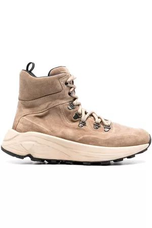 Officine creative Suede lace-up boots