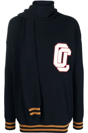 Opening Ceremony Logo-patch knitted varsity jumper