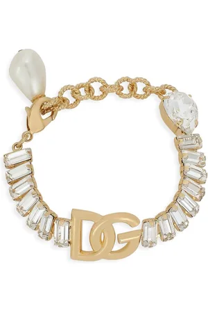 Dolce & Gabbana DG logo rhinestone-embellished bracelet