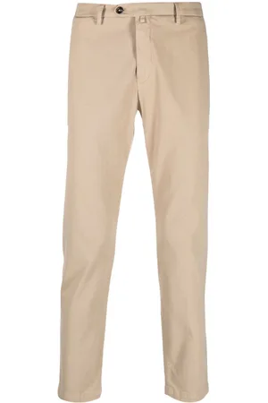 BRIGLIA Mid-rise straight-leg trousers