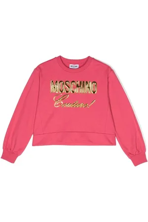 Moschino Debossed-logo crewneck sweatshirt