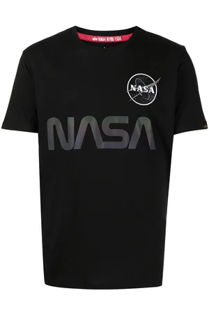 Alpha Industries Nasa graphic-print cotton T-shirt