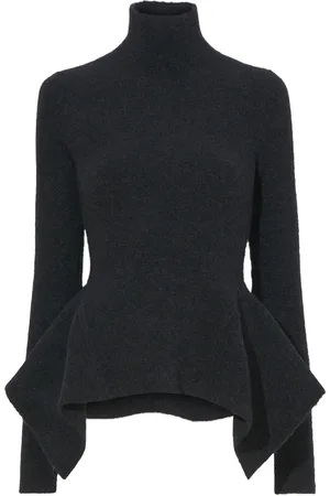 Proenza Schouler Ruffled-hem roll-neck jumper