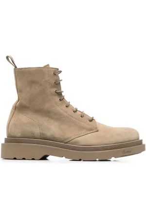 Buttero Lace-up suede boots
