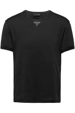 Prada Men Short Sleeve - Logo plaque T-shirt