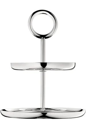 Christofle Vertigo 2-tier -plated pastry stand