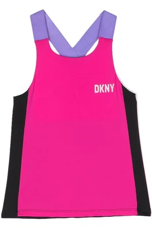DKNY Logo-print sporty top